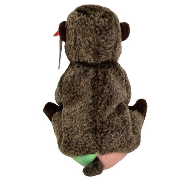 Cheeks The Baboon Beanie Baby 1999 - Picture 3 of 6